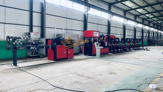 آلة لحام قضبان الفولاذ بدقة PLC لقطر القضبان الرئيسي 6-12mm