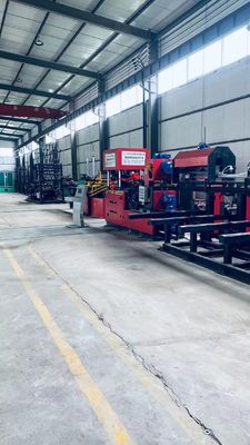 شاشة لمسة PLC آلة لحام قضبان الصلب دقة 12-15m سرعة لحام 70-270mm ارتفاع لحام